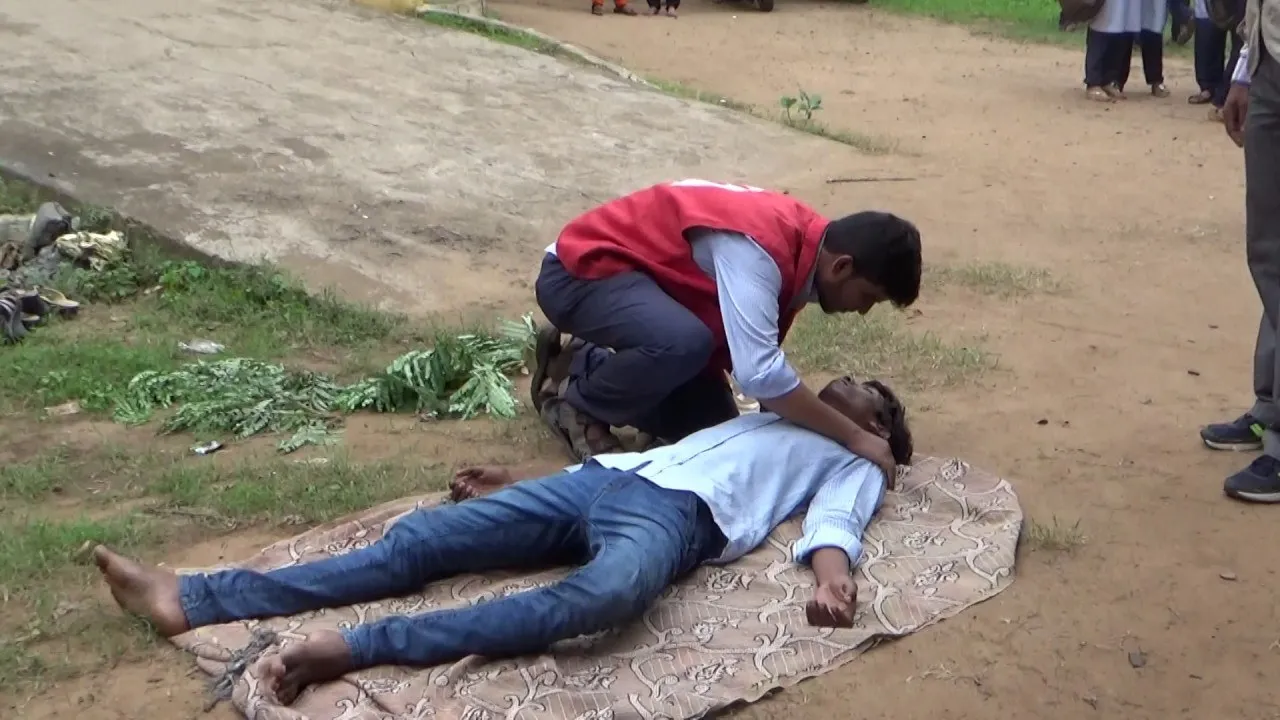 Practical first-aid exercise